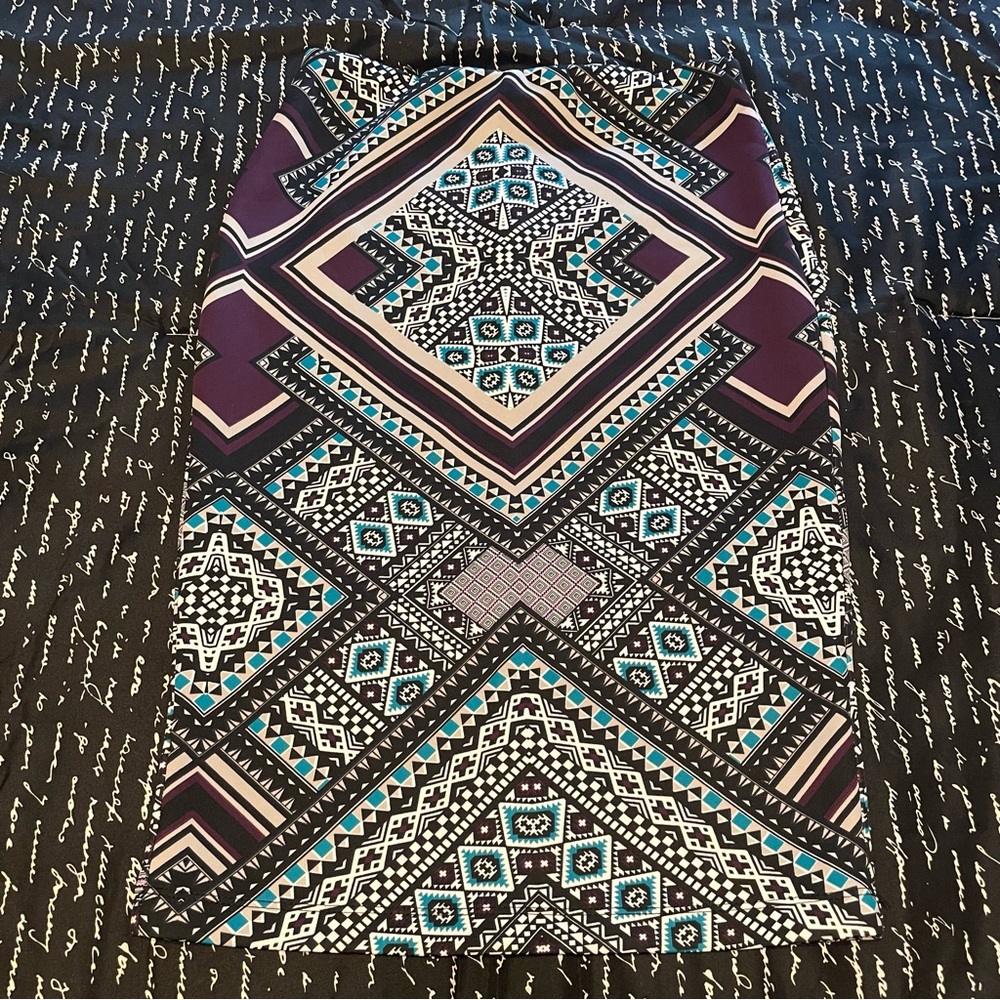 Scuba material stretchy skirt